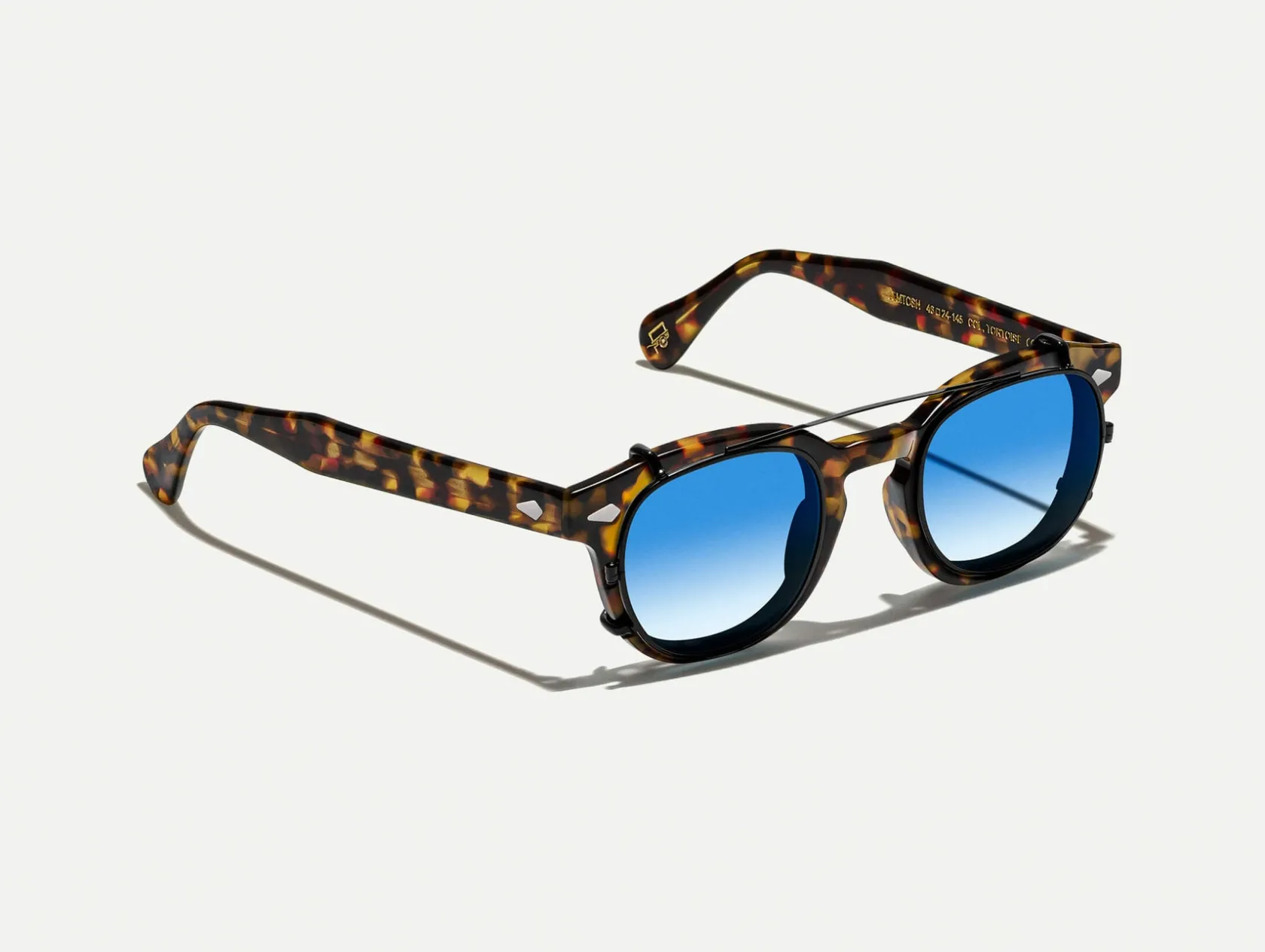 Moscot CLIPTOSH MATTE BLACK WITH CUSTOM MADE TINTS™