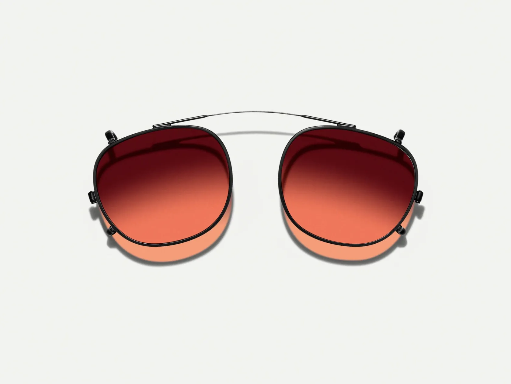 Moscot CLIPTOSH MATTE BLACK WITH CUSTOM MADE TINTS™