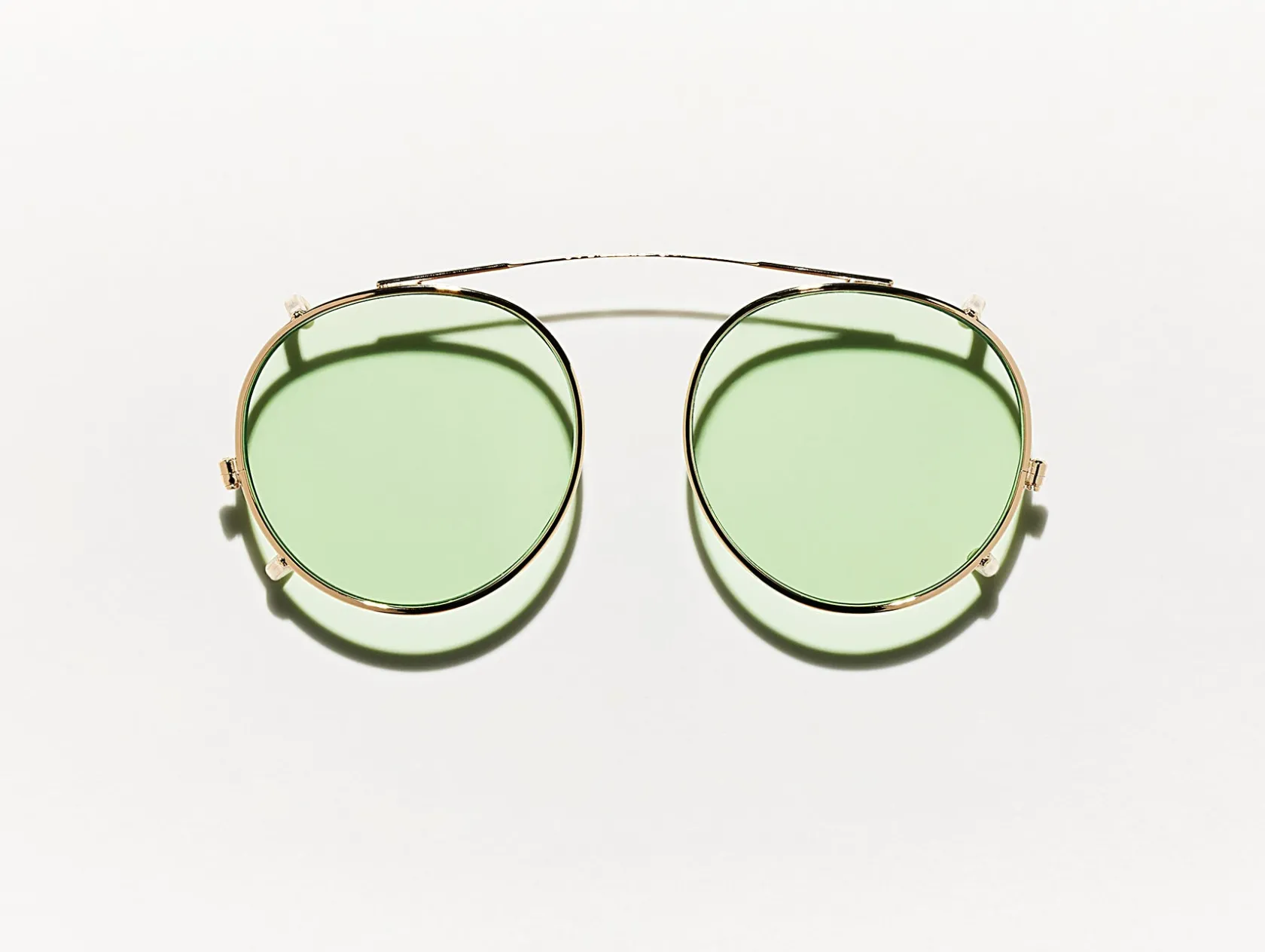 Moscot CLIPZEN GOLD WITH CUSTOM MADE TINTS™