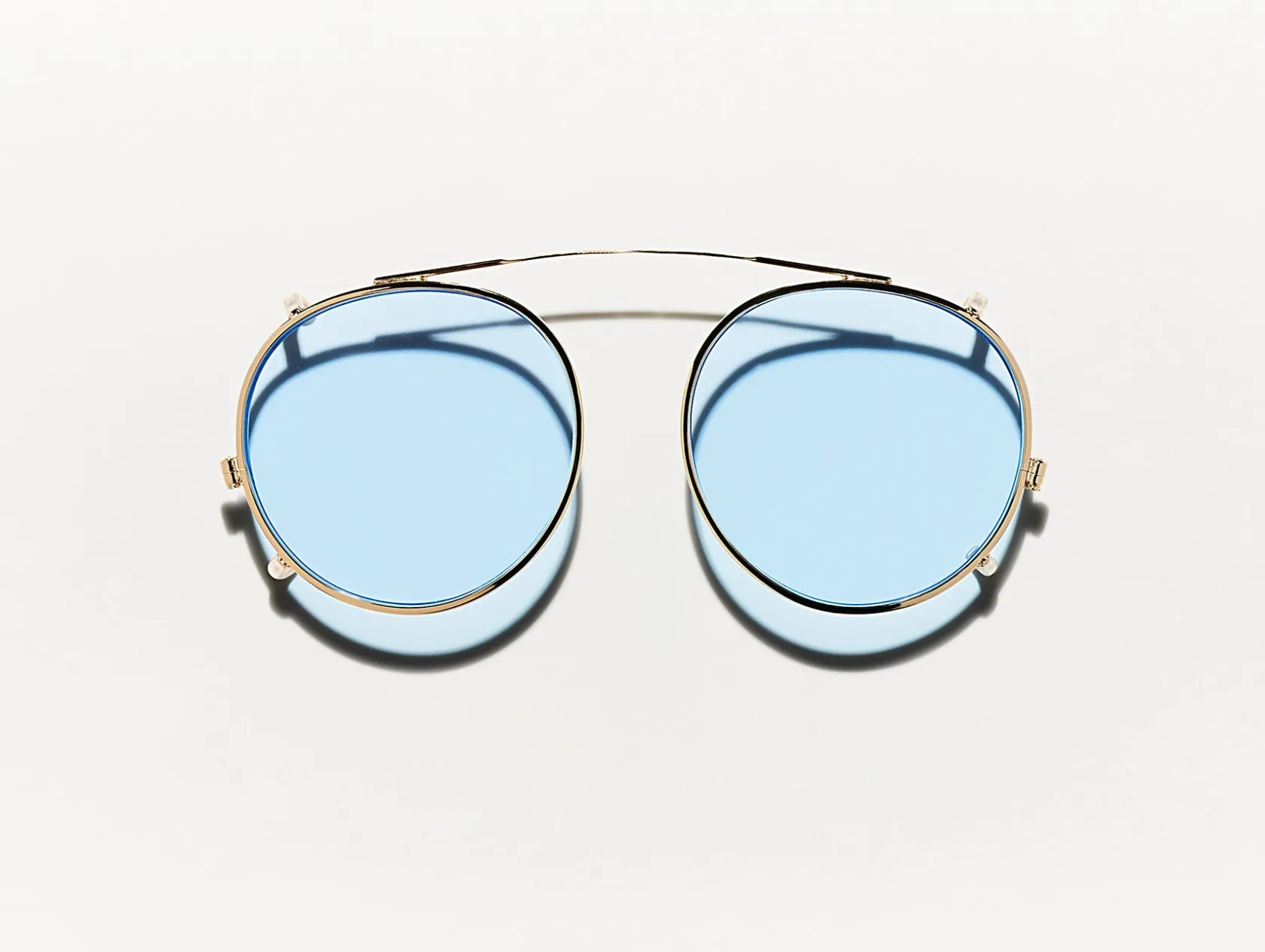 Moscot CLIPZEN GOLD WITH CUSTOM MADE TINTS™