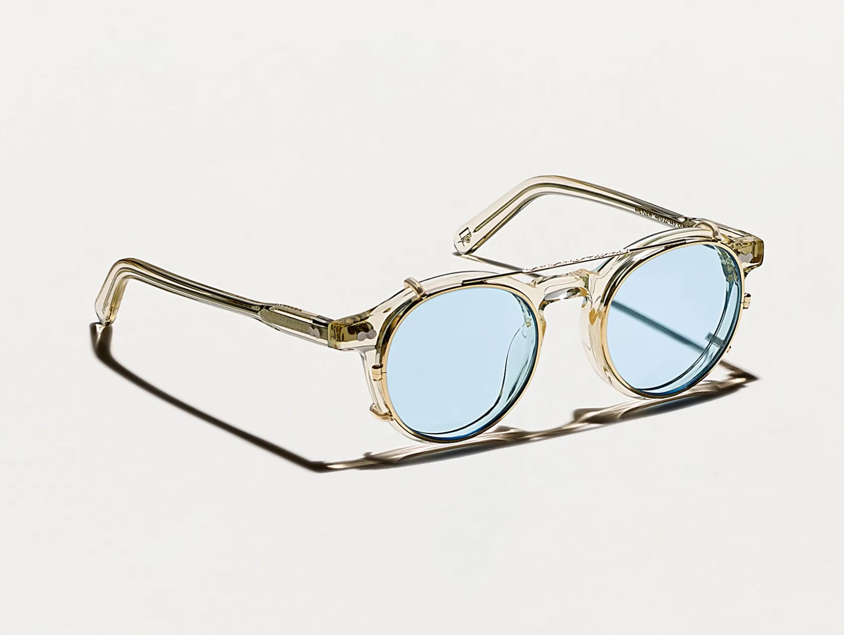 Moscot CLIPZEN GOLD WITH CUSTOM MADE TINTS™