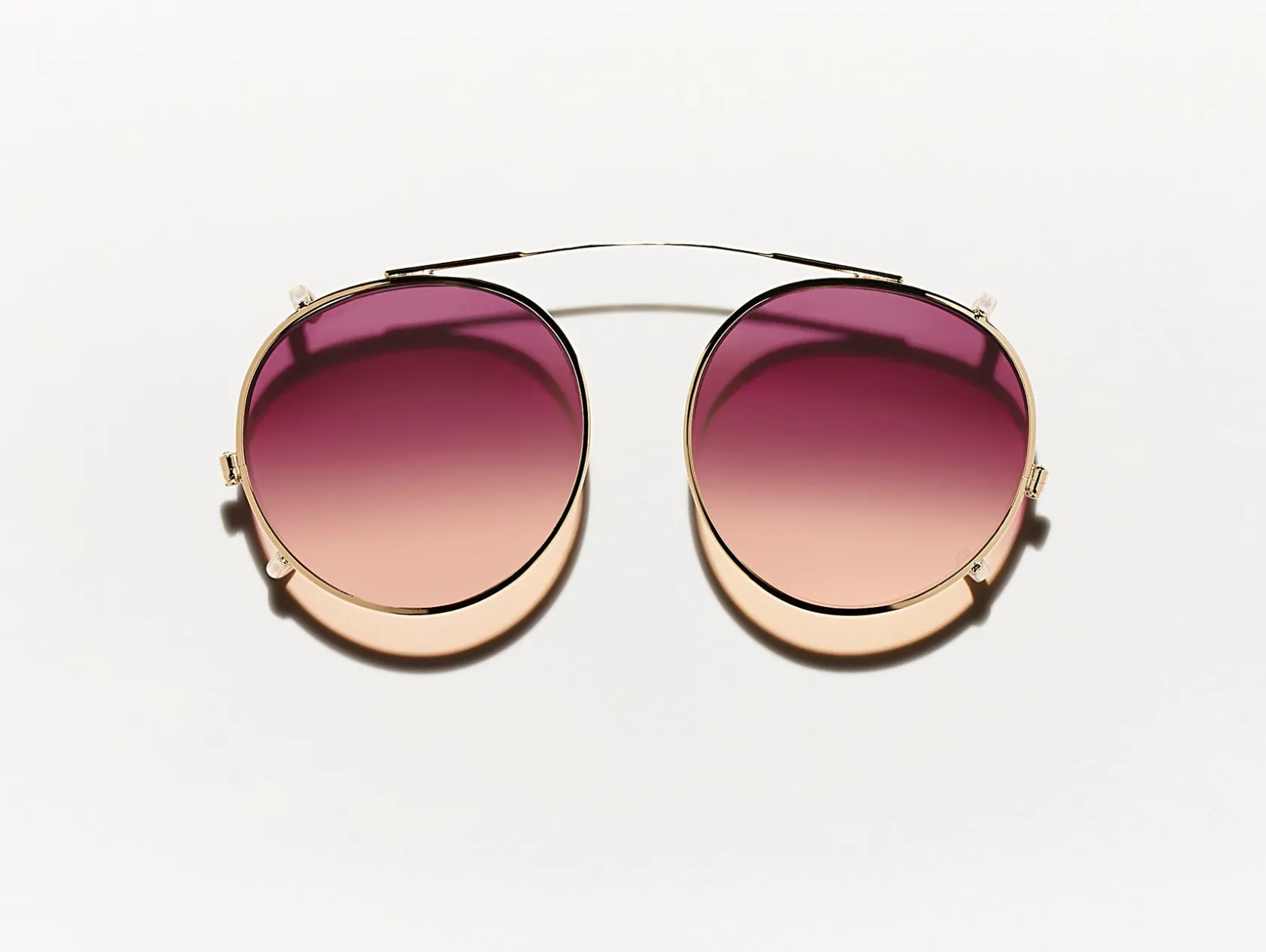 Moscot CLIPZEN GOLD WITH CUSTOM MADE TINTS™