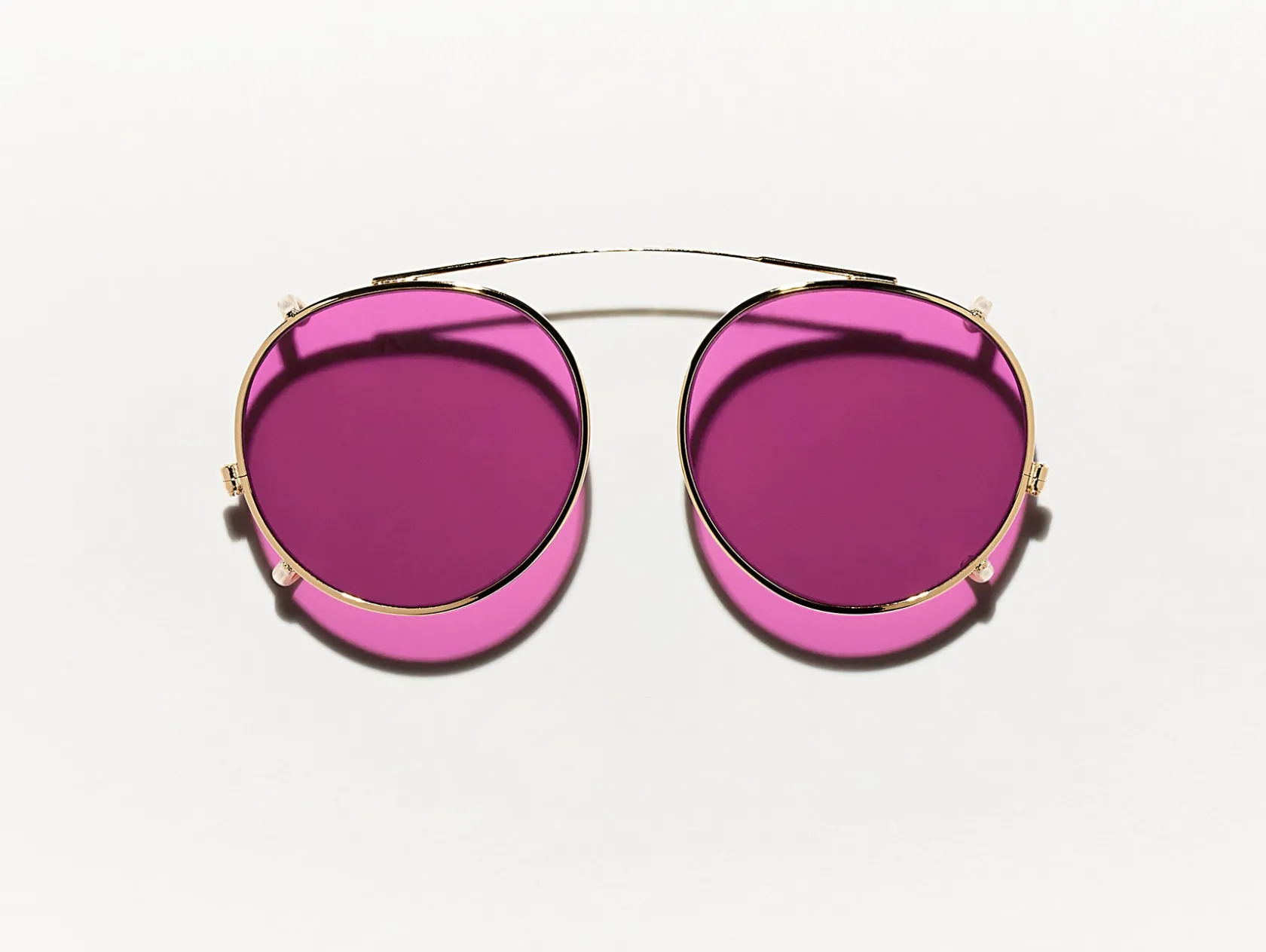 Moscot CLIPZEN GOLD WITH CUSTOM MADE TINTS™