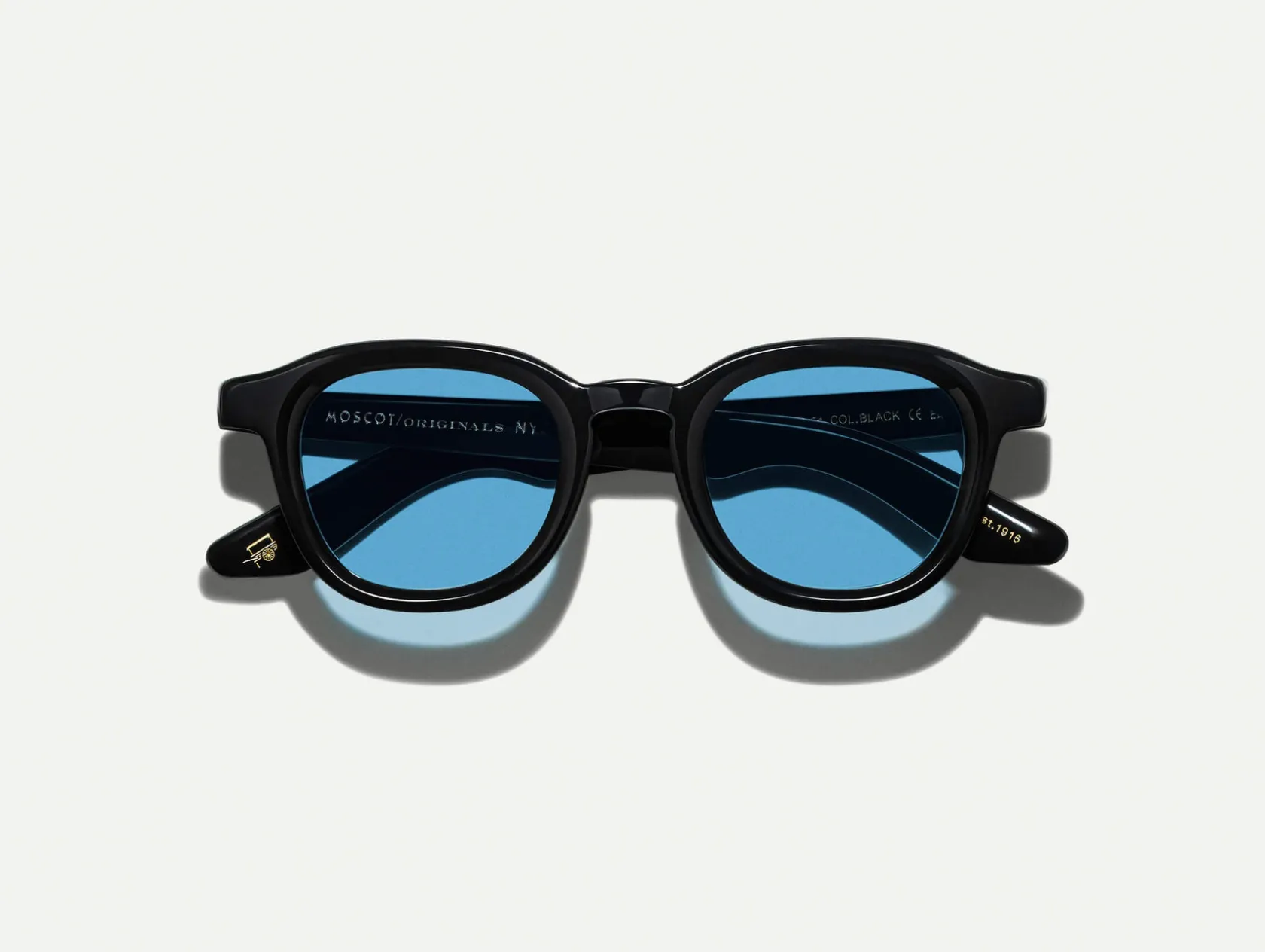 Moscot DAHVEN BLACK WITH CUSTOM MADE TINTS™