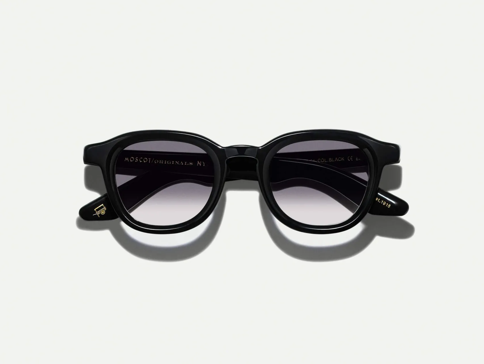 Moscot DAHVEN BLACK WITH CUSTOM MADE TINTS™