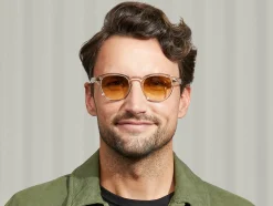 Moscot LEMTOSH 110 CRYSTAL/GOLD SUN