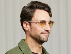 Moscot LEMTOSH 110 CRYSTAL/GOLD SUN