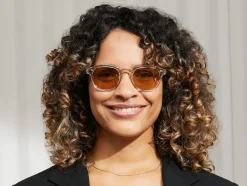 Moscot LEMTOSH 110 CRYSTAL/GOLD SUN