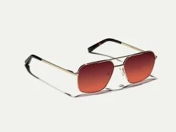 Moscot SHTARKER GOLD WITH CUSTOM MADE TINTS™